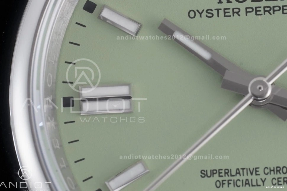 Best Dial 904L 36mm Steel Pistachio KRF 126000 Perpetual Edition VR Oyster 966 Seasonal 1:1 0723
